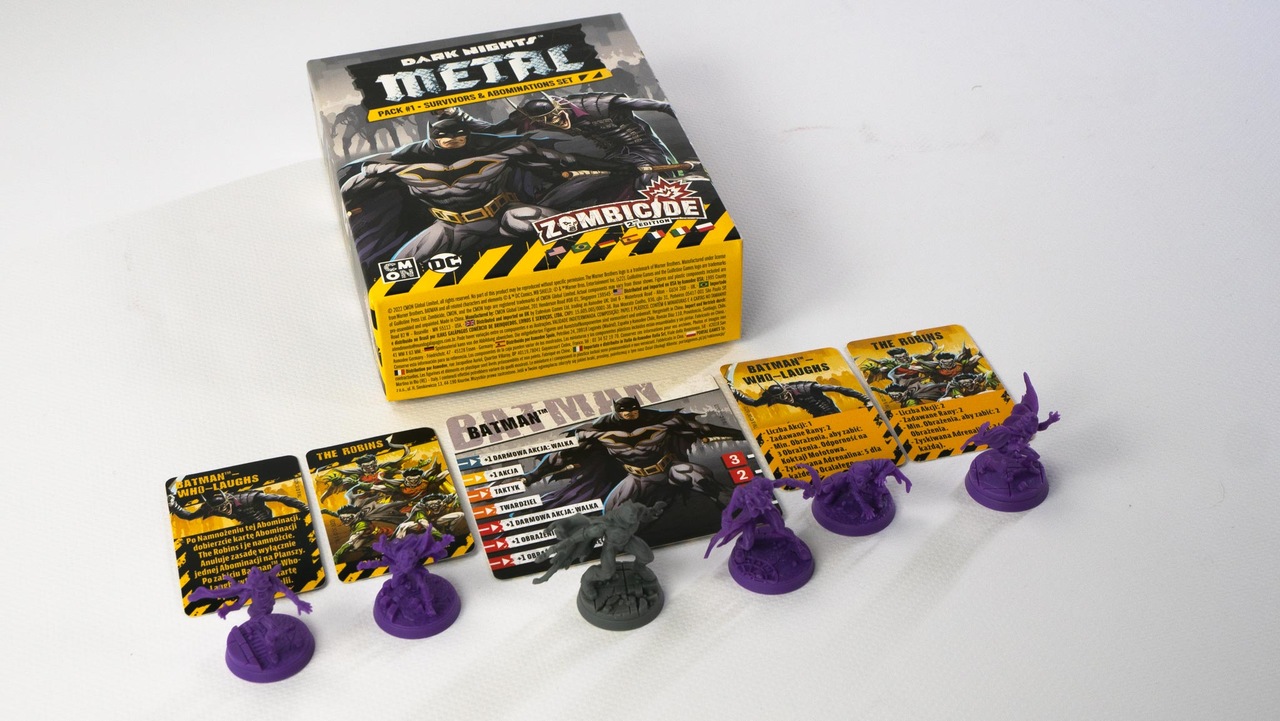 Zombicide: 2 ed. - Dark Nights Metal Pack 1 - PORTAL GAMES Sp. z o.o